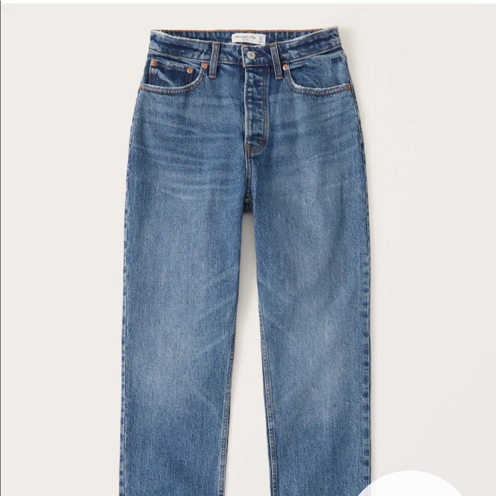 Abercrombie High Rise Dad Jeans